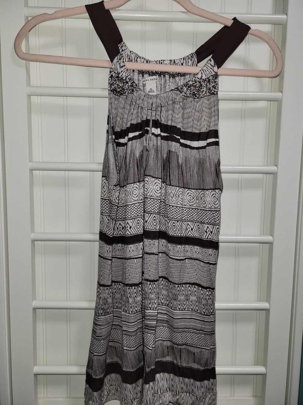 Banana Republic Sleeveless Brown Halter Top Size Medium